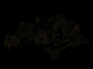 Golden glow and shimmering sparkles shine, abstract magical bright sparkles in wave motion. Eps 10