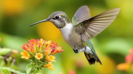 Obraz premium Hummingbird in Flight