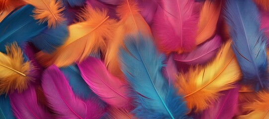 colorful animal fur background, feather 6