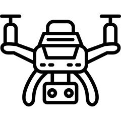 Fototapeta premium Drone Icon