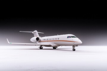 Obraz premium This business jet features advanced engineering and an elegant design perfect for corporate journeys