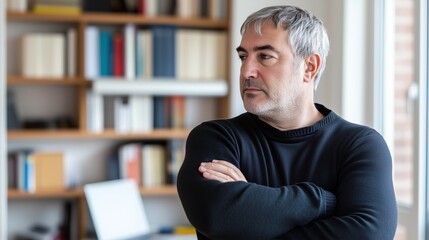 Person sitting at desk with poor posture, emphasizing the importance of ergonomic practices for maintaining health and productivity in the workplace.