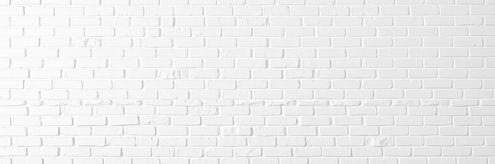 Naklejka premium White brick wall background with a clean and modern aesthetic, wall, pattern, minimal