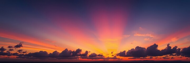 Obraz premium Abstract colorful sky background with vivid orange, pink, and purple hues during sunset, celestial, clouds, twilight