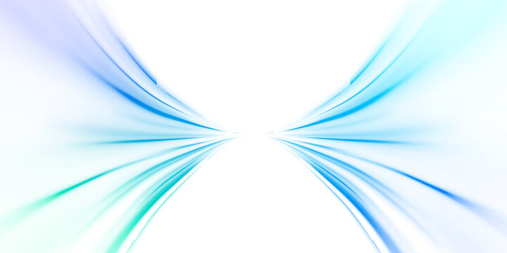 Png futuristic technological style. Png abstract background with speed lines. Neon color rays vector abstract background. The light lines of the road a blue light background creating of movement