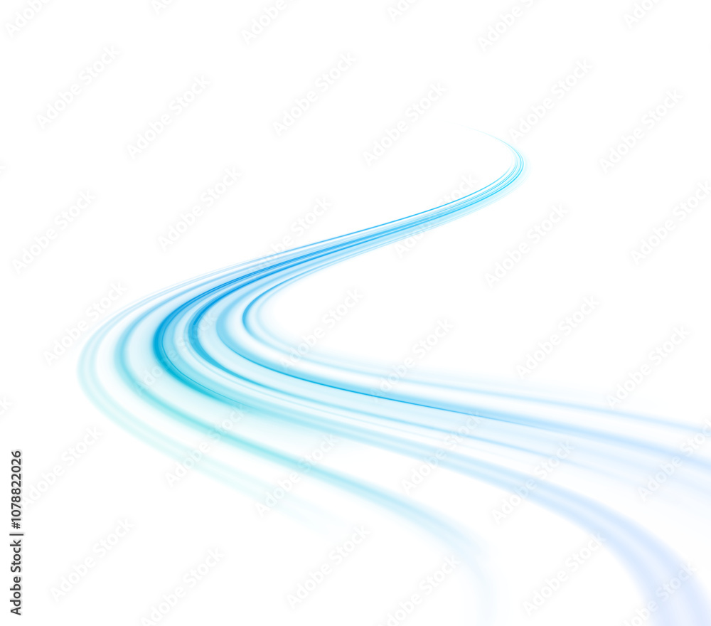 Wall mural png futuristic technological style. png abstract background with speed lines. neon color rays vector
