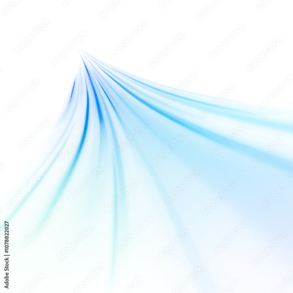 Wall mural png futuristic technological style. png abstract background with speed lines. neon color rays vector