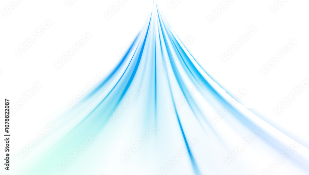Wall mural png futuristic technological style. png abstract background with speed lines. neon color rays vector