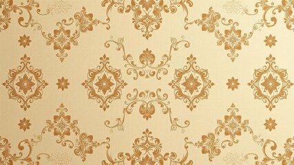Elegant and intricate seamless damask wallpaper design perfect for interior decoration projects, home, textile, decor