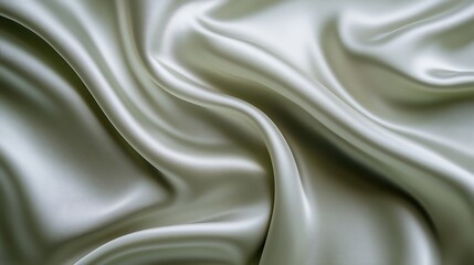 Obraz premium Background of light sage green with smooth satin texture