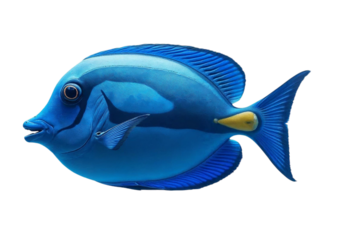 blue shark isolated on white