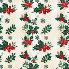 Christmas Background Seamless Pattern