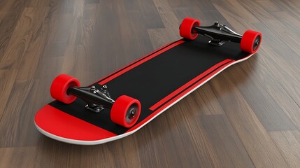 Naklejka premium Urban Skateboard for Commuting and Street Style