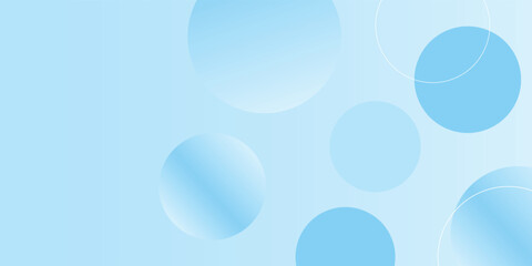 Abstract geometric background gradient soft light blue bokeh for Graphic Business background hitech technology digital design. VECTOR