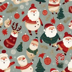 christmas seamless pattern
