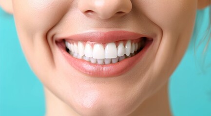 Obraz premium Dentist, veneers or dentures in senior woman 