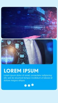 Digital Tech Social Media Story Post
