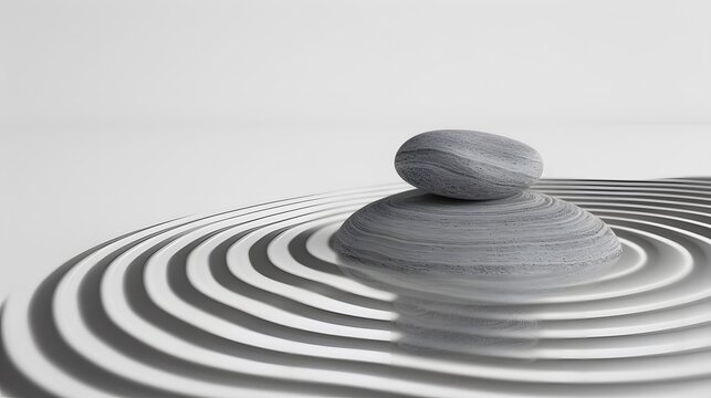 Rippling water effect after pebble drop painted baf bad feefec generated illustration