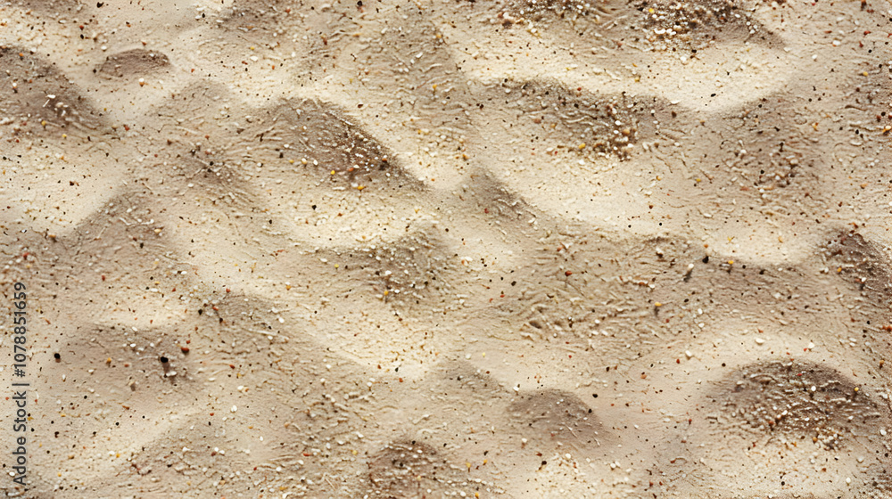 Aufkleber close-up texture of fine sand with subtle waves and tiny specks