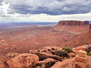 Canyonlands National Park Aerial Vista in Utah, USA