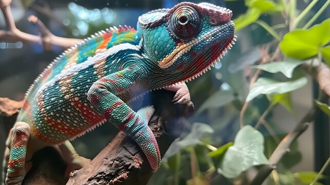 The gradual changing colors chameleon melting bab aeaa fec aee eabec generated illustration