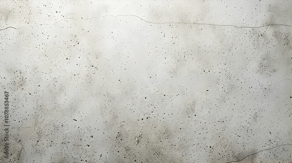 Poster a close-up of a weathered concrete wall with a subtle crack and distressed texture, creating a rusti