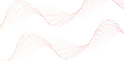 pink wave curve lines banner background design. Abstract soft wave lines dynamic flowing pink light isolated background. Vector Illustration of the pink pattern of lines. Black stripes on white .	
