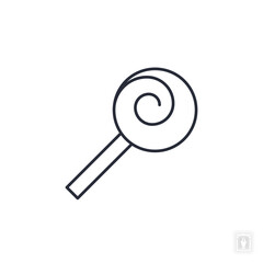 Lollipop icon. Lollipop Symbol sign for mobile concept and web design. Vector icon, Logo illustration, Vector graphics