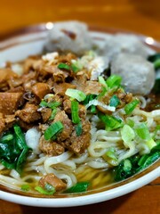 meatball chicken noodles