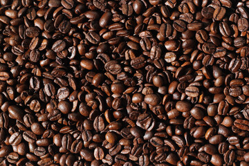 Freshly Roasted Coffee Beans. Espresso. Food Patterns.