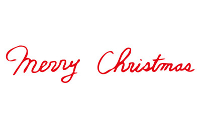 メリークリスマス 手描き　文字　筆記体　英語　Merry Christmas