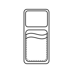 Outline Phone Case with Card Holder