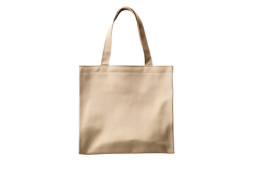A minimalist canvas tote bag laying flat, showing the full length of the straps and spacious interior isolated on white background