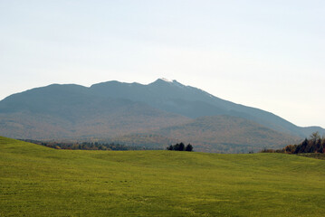 First snow on Mt. Mansfield in Vermont