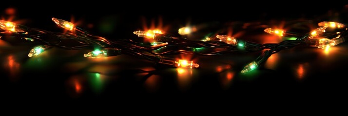 Holiday colorful light bulb.