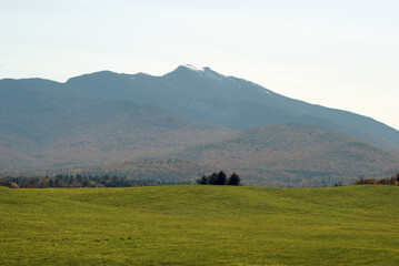First snow on Mt. Mansfield in Vermont