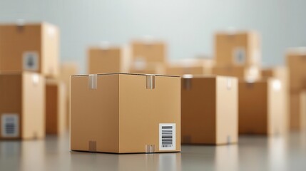 Packaging with builtin tracking chips, providing realtime location and condition updates, hightech logistics solutions