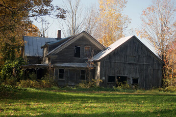 Some houses have seen better days.