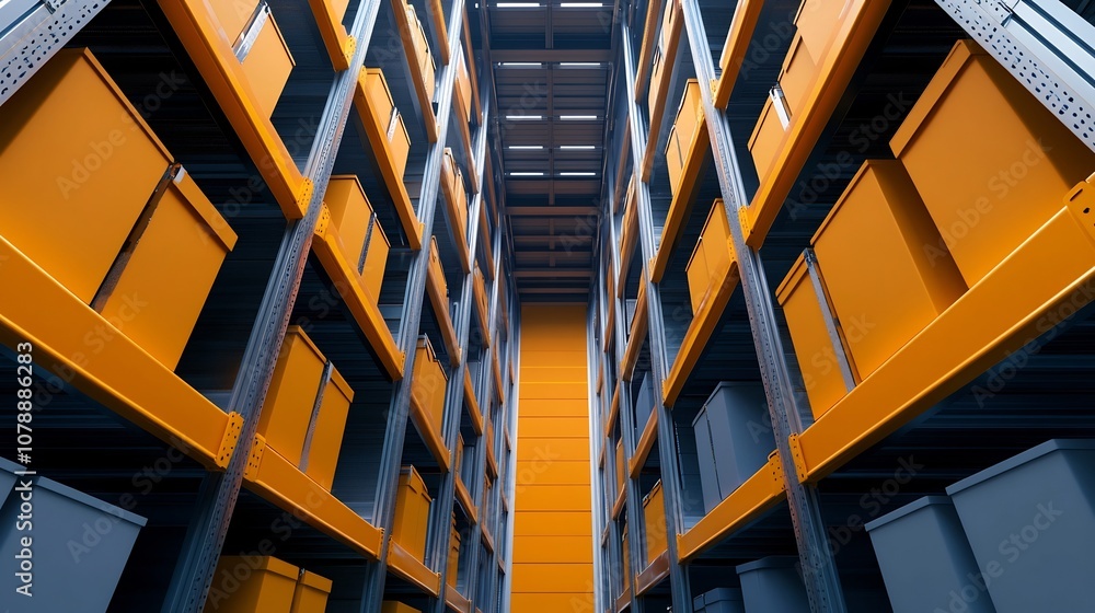 Aufkleber high-capacity delivery hub with streamlined package movements across floors