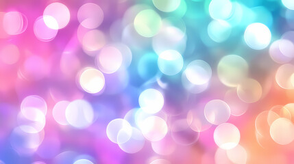 Obraz premium Holographic background with pastel colors, soft lighting and a sense of calmness. Pastel. Illustration