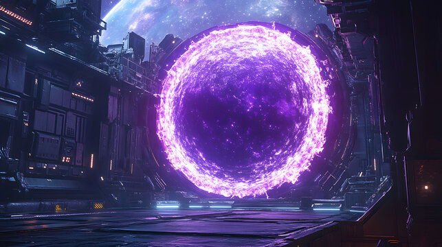 Cosmic Tekken tournament, holographic fighting rings, weightless combo moves, galactic core view, vintage space station decor