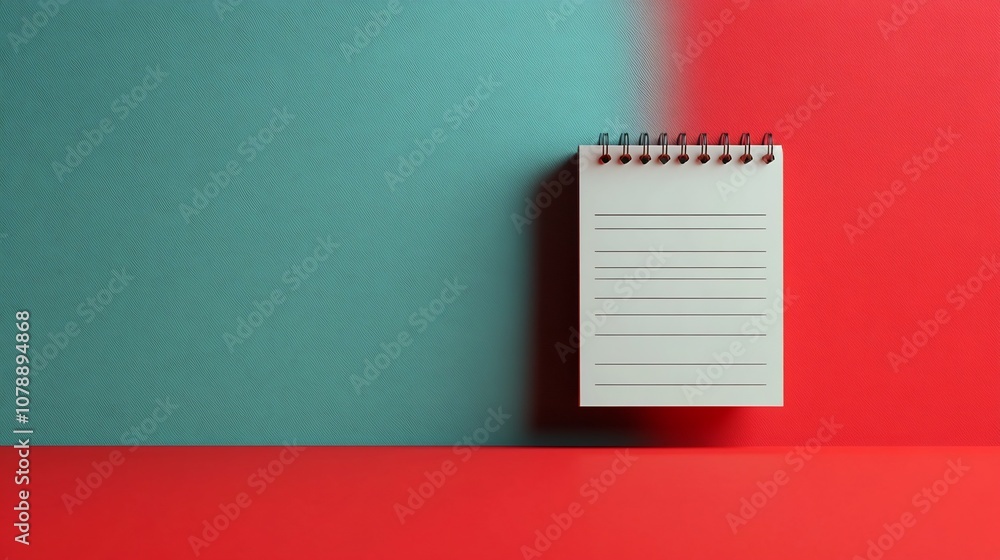Poster minimalist calendar icon on plain background with copy space for design