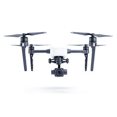 Naklejka premium Drone isolated on white background