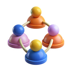 Obraz premium community, person, teamwork, business, communication, connection, customer, shape
