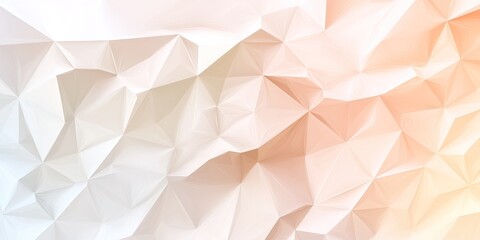 Obraz premium Geometric abstract background with soft pastel polygonal shapes in a warm gradient, providing a calm and structured aesthetic with ample copyspace