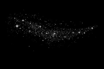 Bokeh light lights effect background. White png dust light.