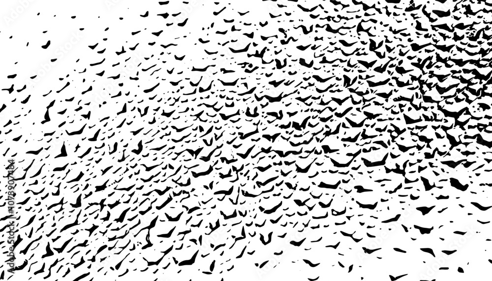 Poster black and white grunge pattern. rough effect texture for background and jersey design. fully editabl