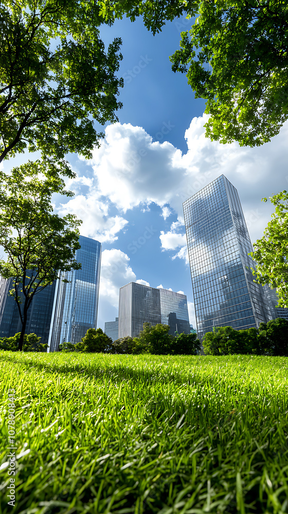 Aufkleber exploring the future how innovative architecture and technology shape sustainable urban skylines wit
