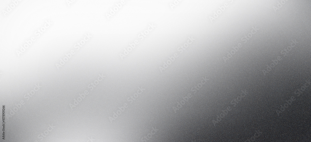 Poster black and white gradient background with subtle grainy texture, ideal for minimal web design, banner