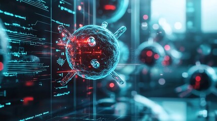 Magnified Nanobots Precisely Delivering Medication into Infected Cell in High Tech Medical Environment